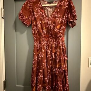 Madewell Crepe Butterfly Print Dress